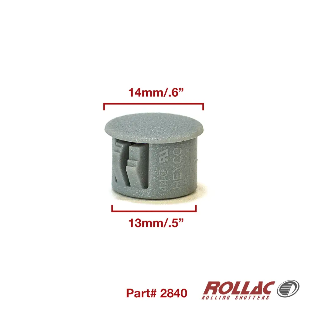 2840 2840 Plug Button with measurements