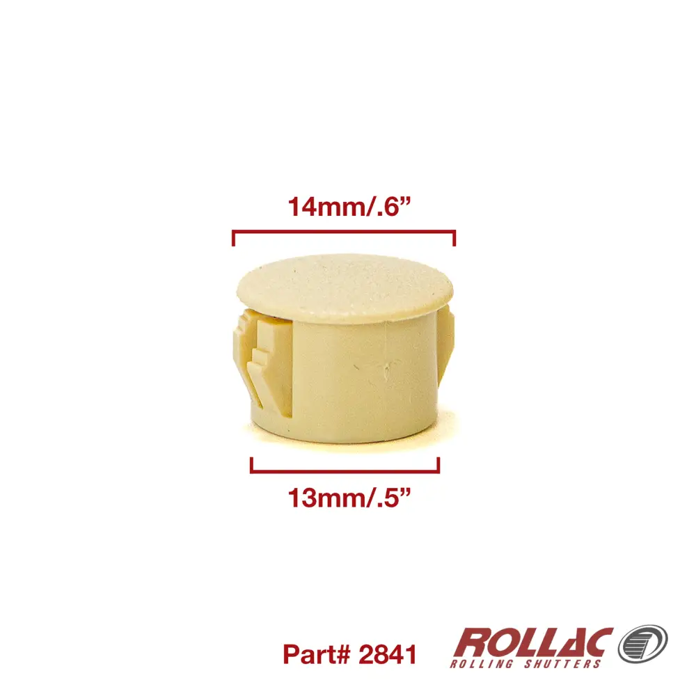 2841 2841 Plug Button with measurements