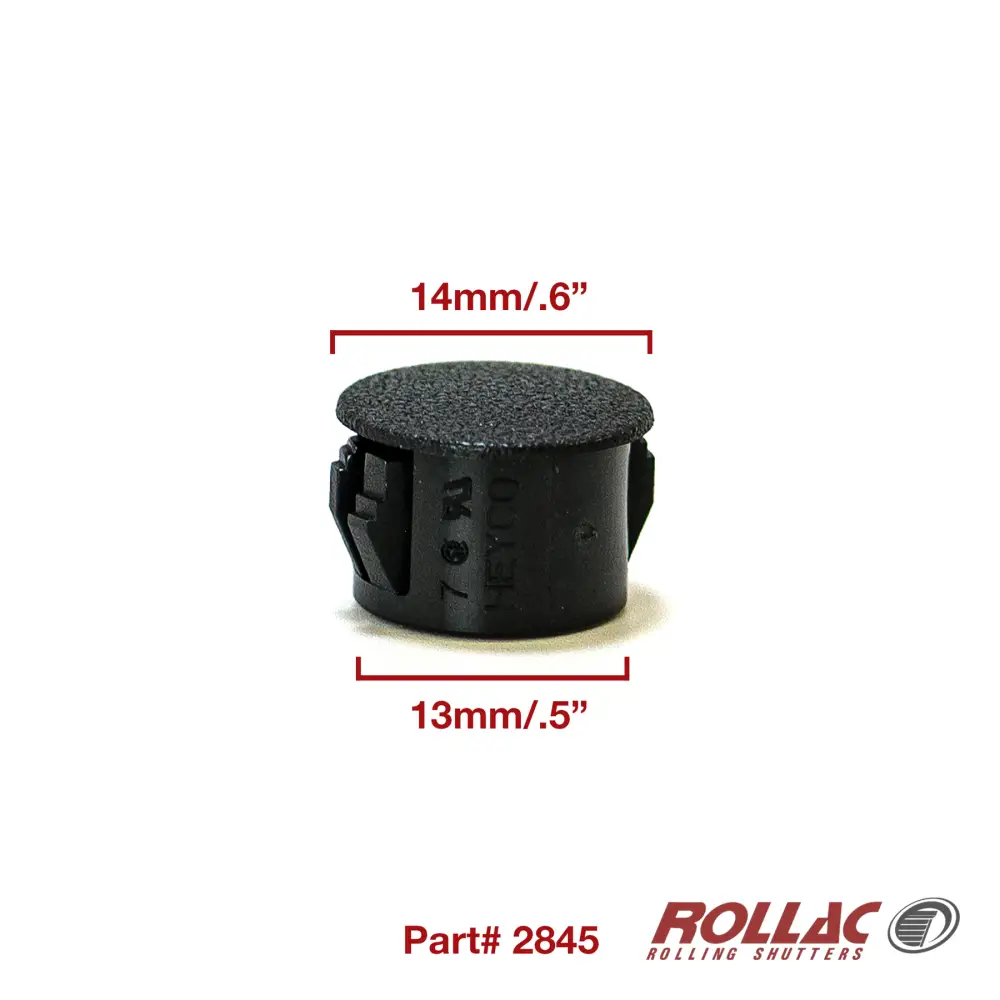 2845 2845 Plug Button with measurements