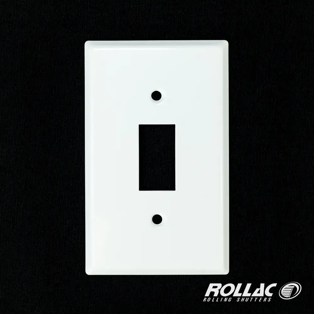 8419-1 Rocker Plate, 1 gang, White