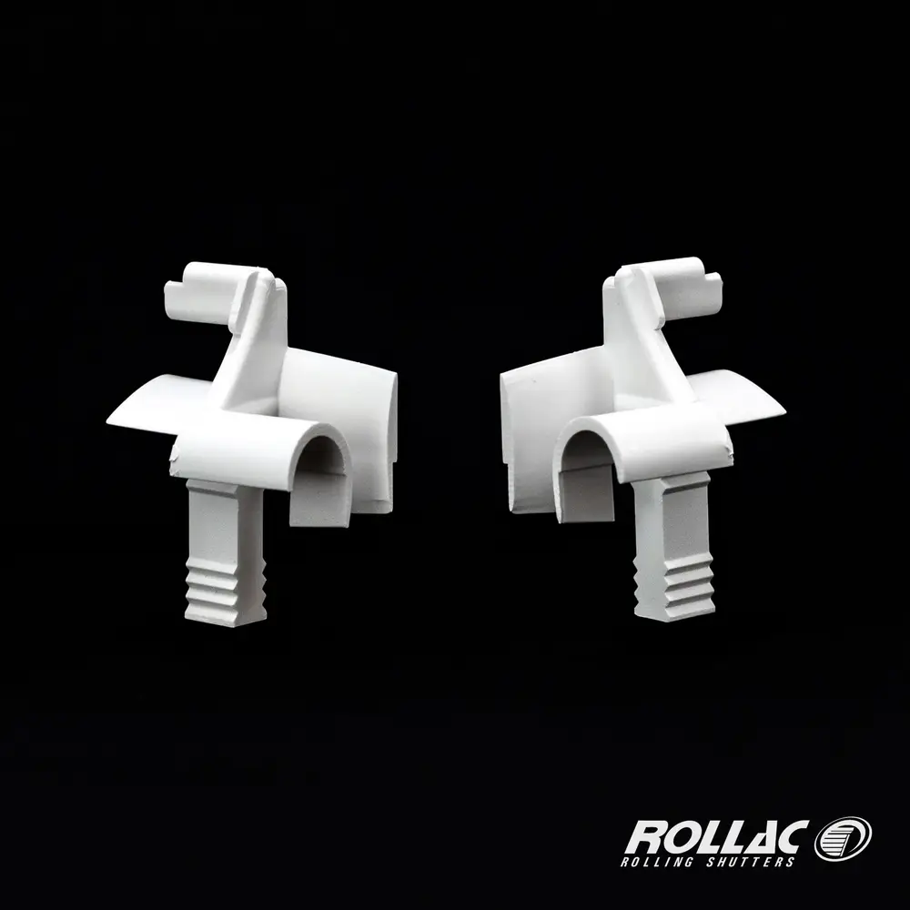 3822-1 Mini Entry Guide, White, Safety Plate System