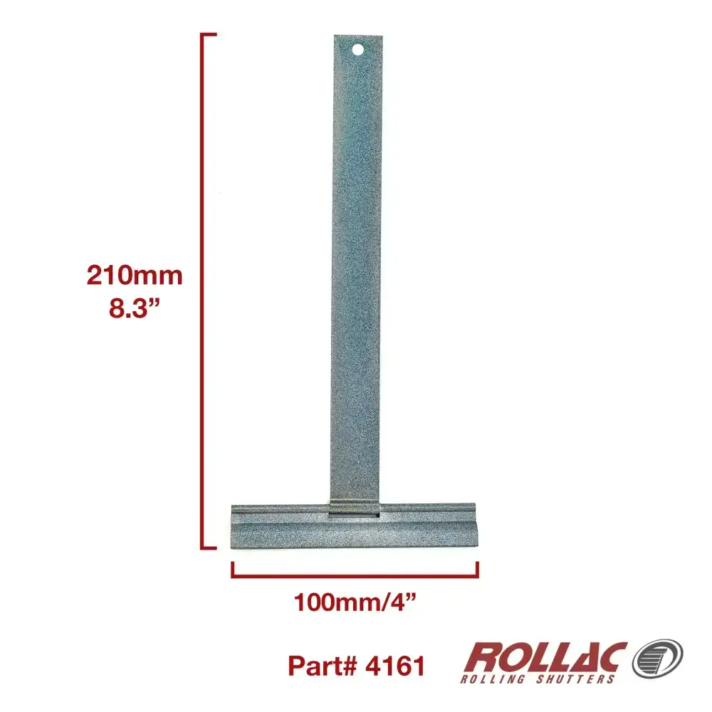8.25", with hole