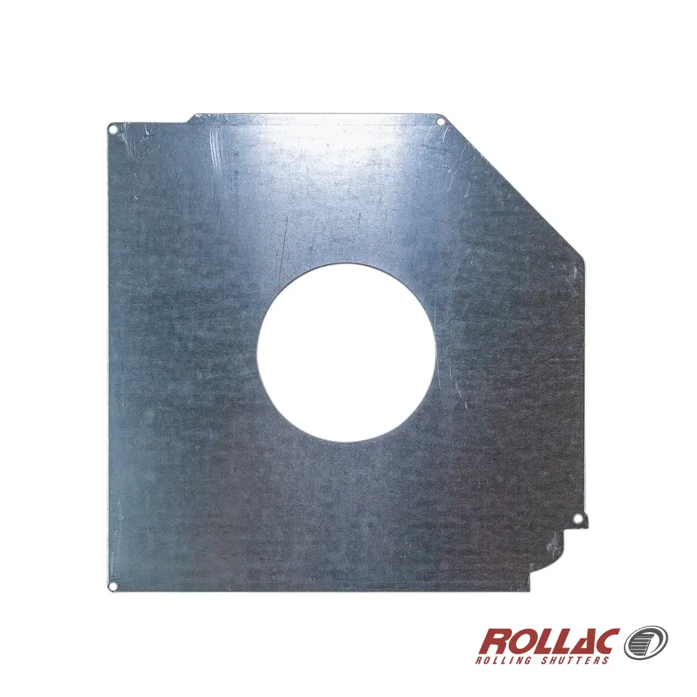 SAFETY PLATE F/10" 45° BIG LEG S-CAP (92MM HOLE F/70MM AXLE)