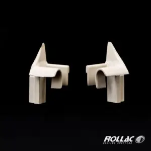 MINI ENTRY GUIDE (WHITE) F/MULLION CENTER RAIL, DF-A3
