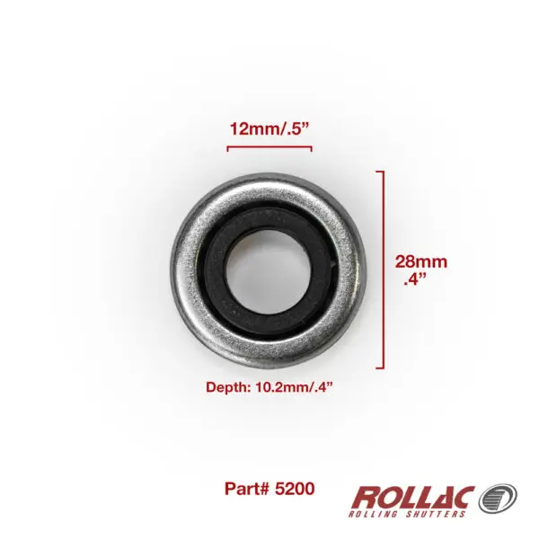 28mm bearing, nylon bushing, f/12mm pivot
