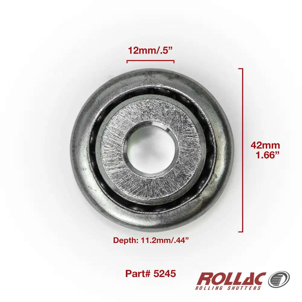 42mm bearing, steel bushing, f/12mm pivot