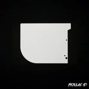 Hood End Plate (White)