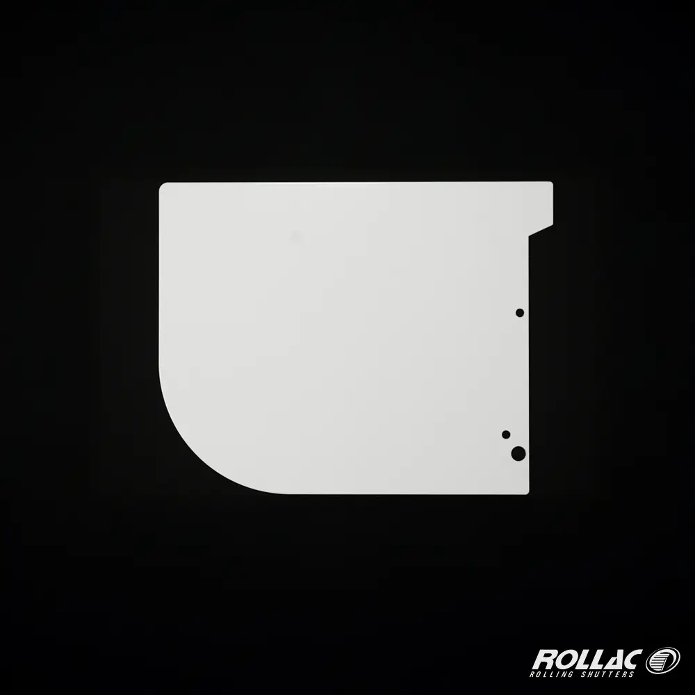 Hood End Plate (White)