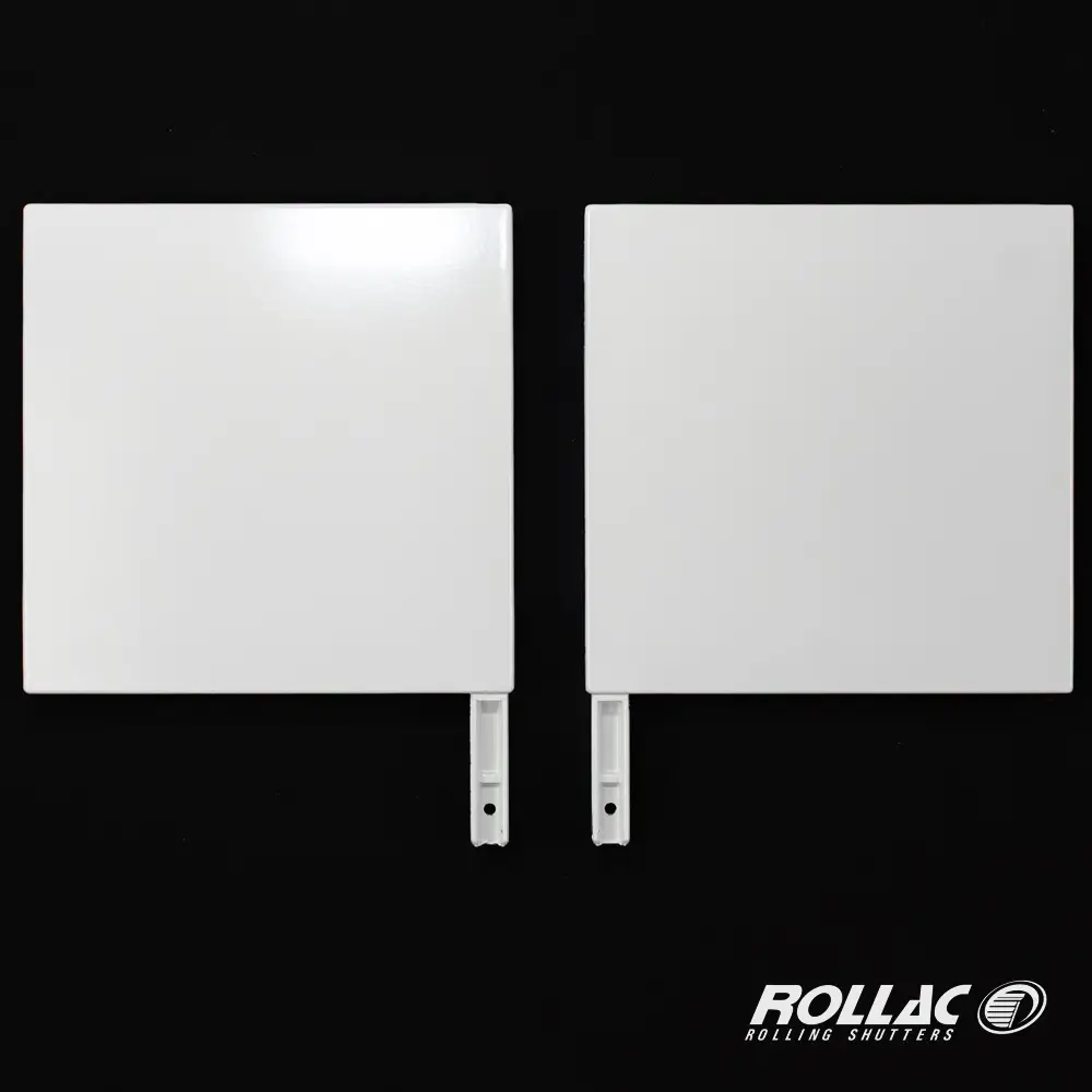 8"/205MM 90° SIDE CAP (WHITE)