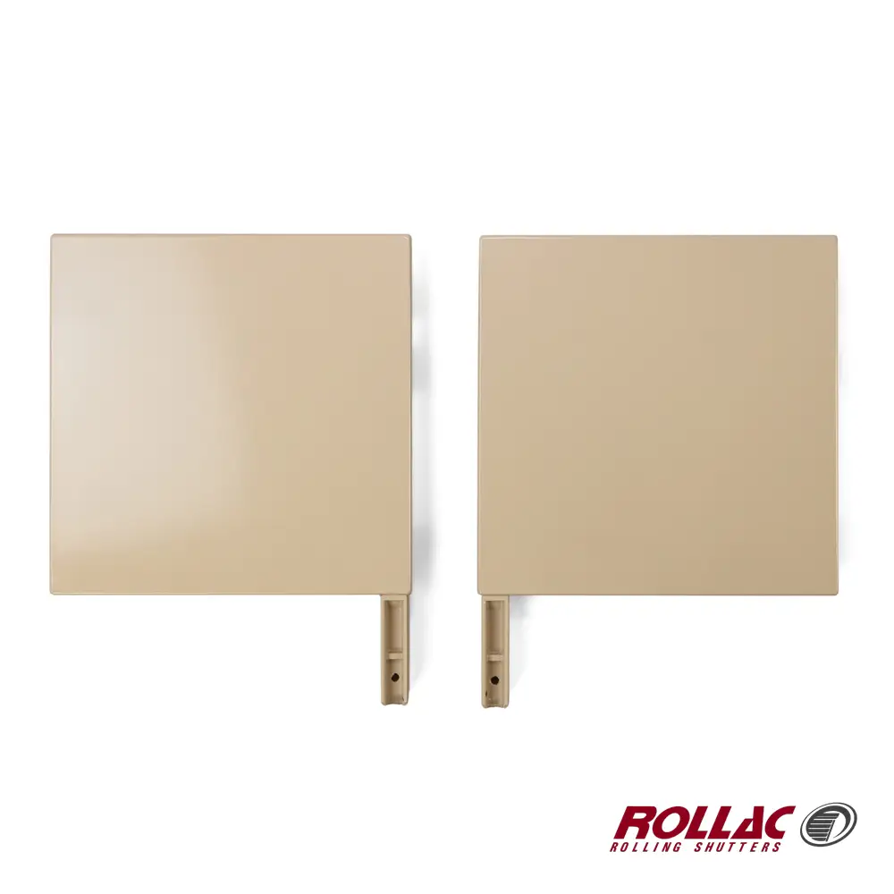 8"/205MM 90° SIDE CAP (L. BEIGE)