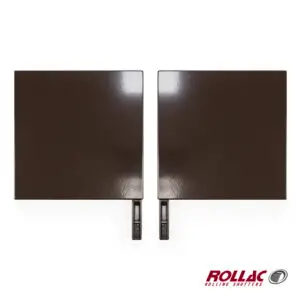 8"/205MM 90° SIDE CAP (DK BROWN)