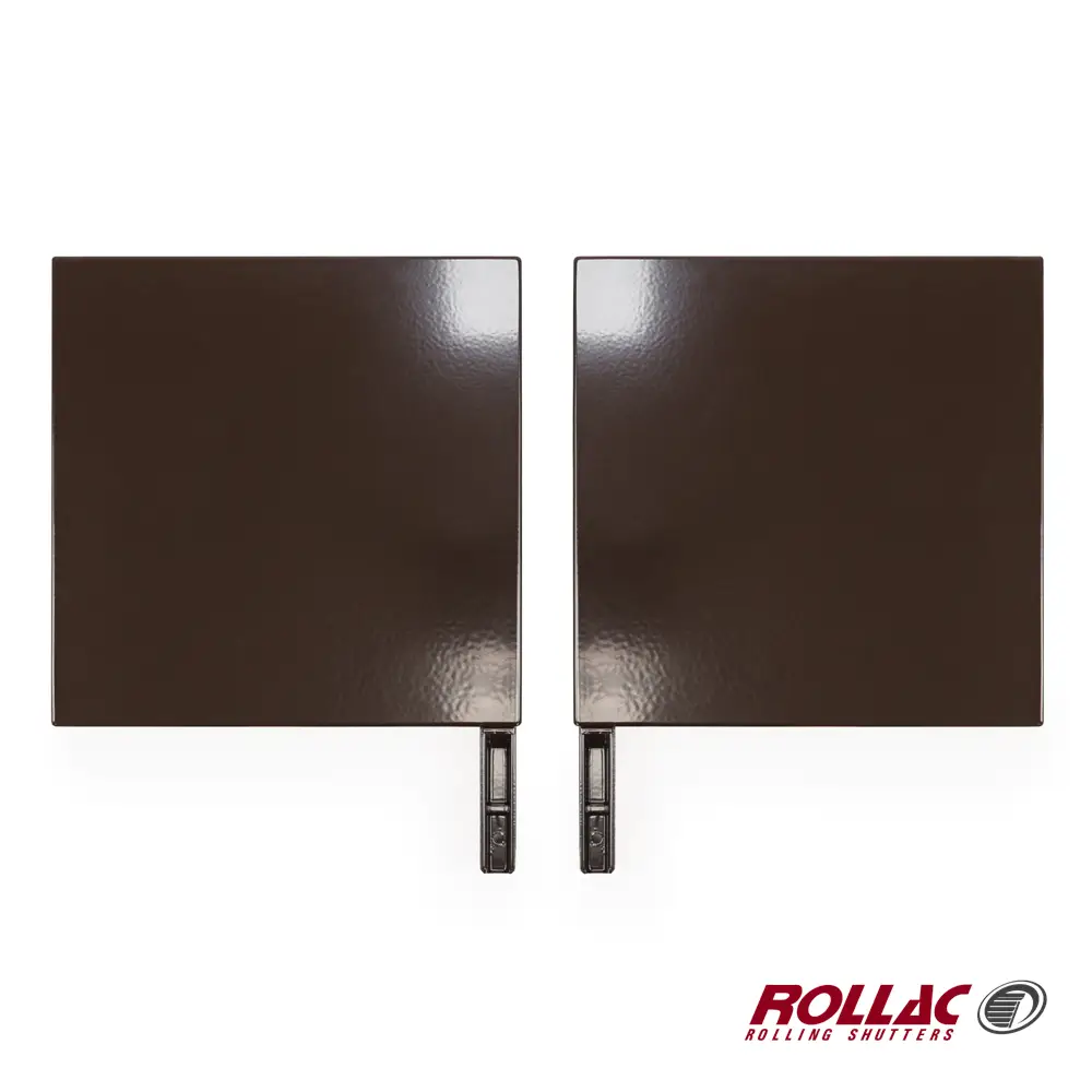 8"/205MM 90° SIDE CAP (DK BROWN)