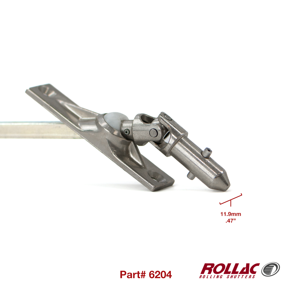 45° 2-HOLE UNIVERSAL (CHROME BASE/11.9MM/8MM SQ X 480MM)